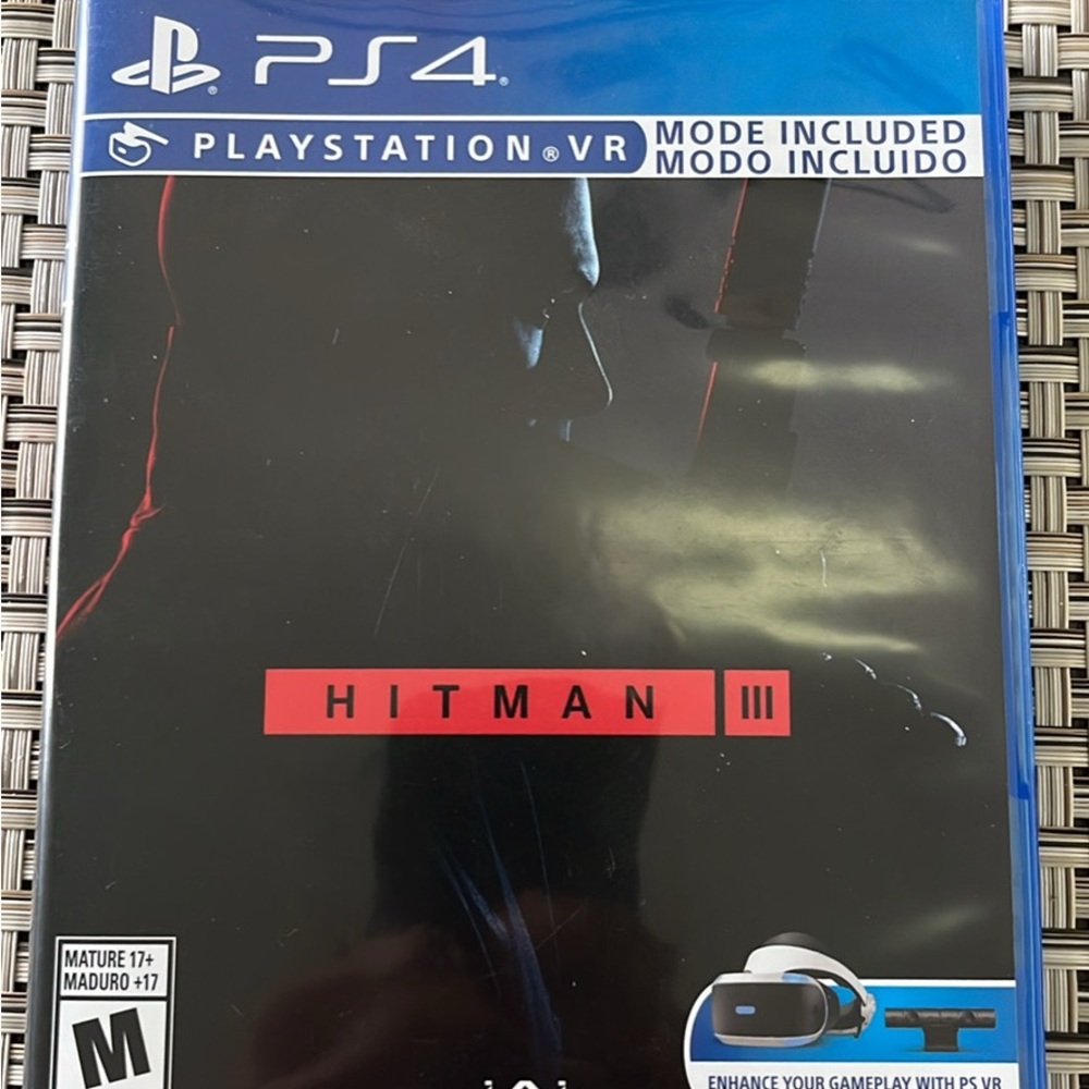 Sony PS4 Hitman III VR - Black and Red